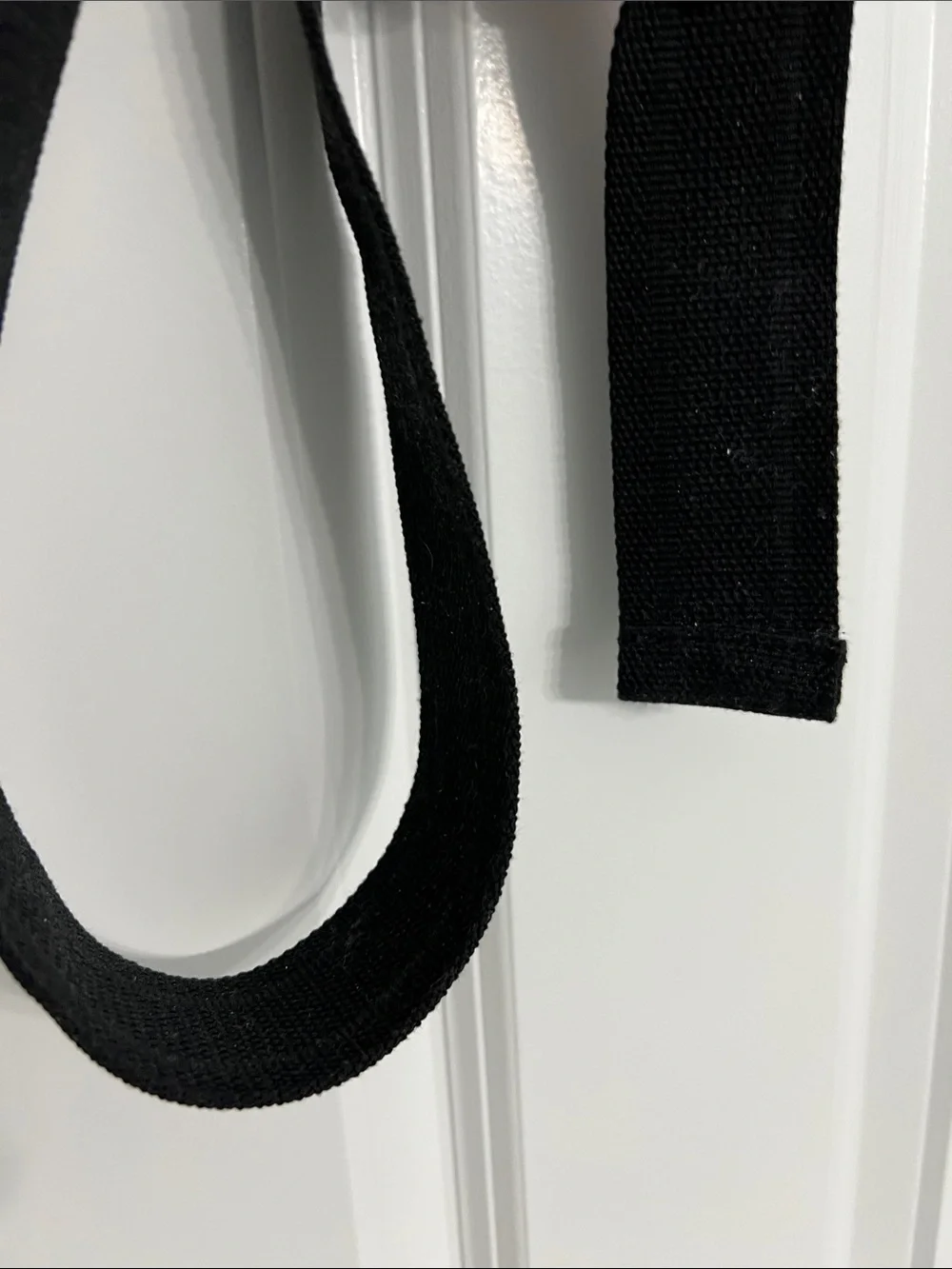 Men’s black canvas  belt